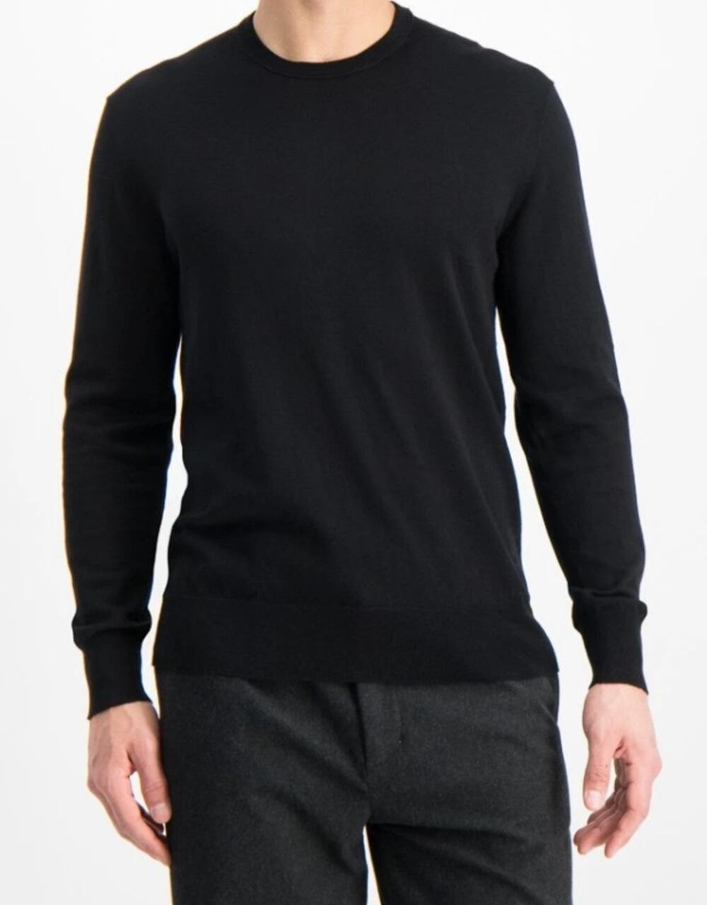 BLDWN Lesh Crewneck Sweater Black Size XS Men's Wool/Cotton Blend Pullover NEW